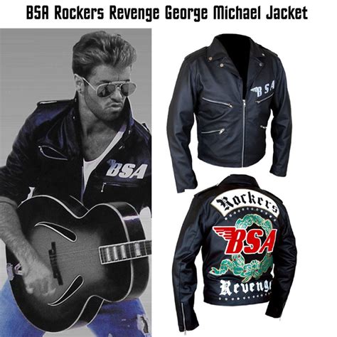 george michael faith jacket replica|george michael revenge leather jacket.